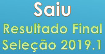 Resultado Final do Processo Seletivo 2019.1 - Mestrado