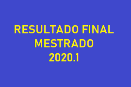  Final Result Regular  Master's degree 2020.1